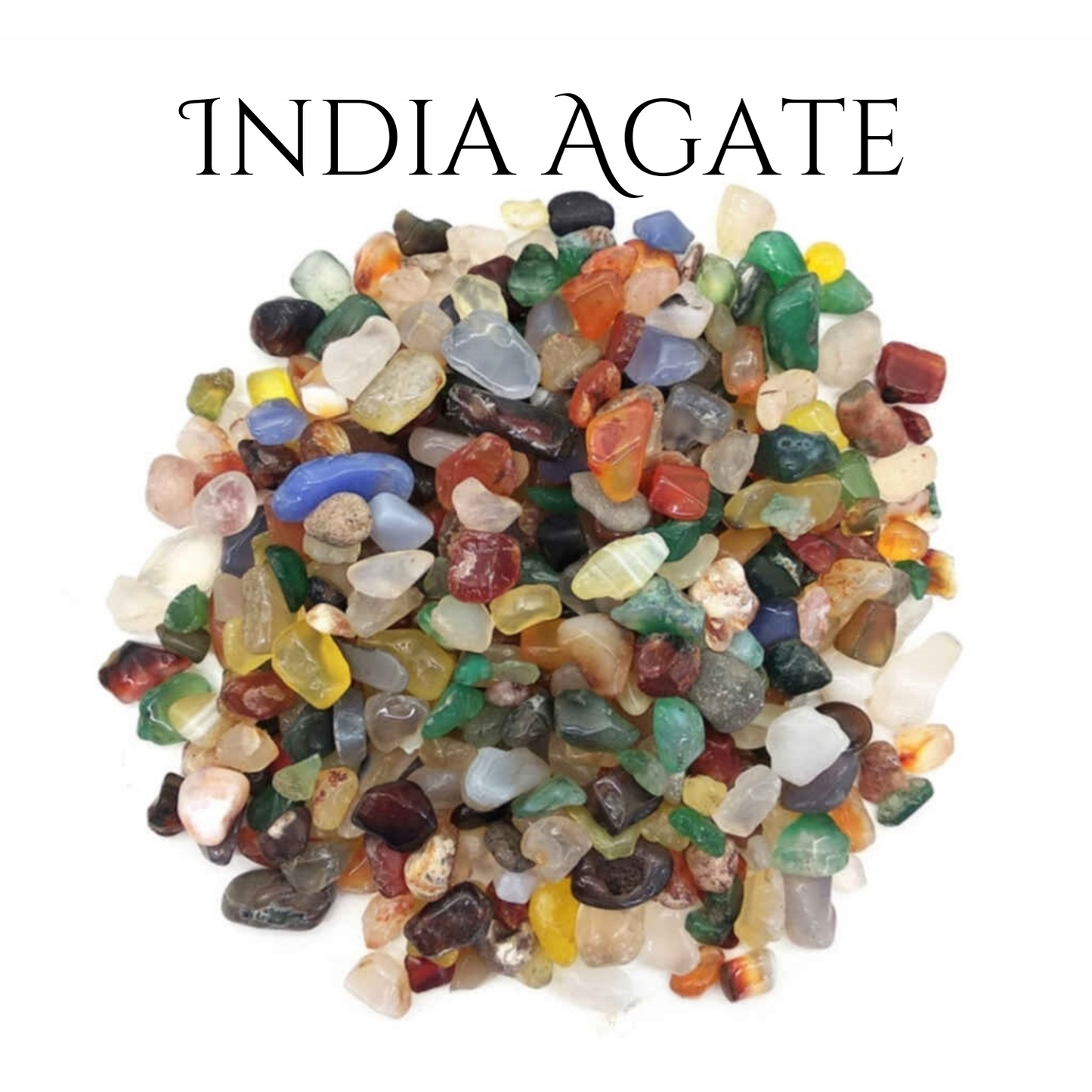 Natural Crystal Gravel 100g with Velvet Pouch - Polished Crystal to Carry With You Daily