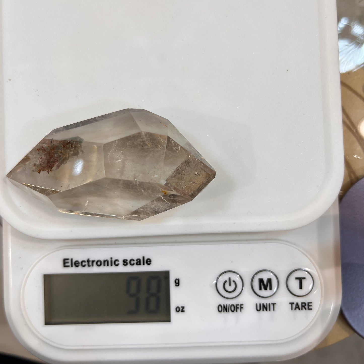 Red Green Phantom Quartz Freeform - 90 Gram