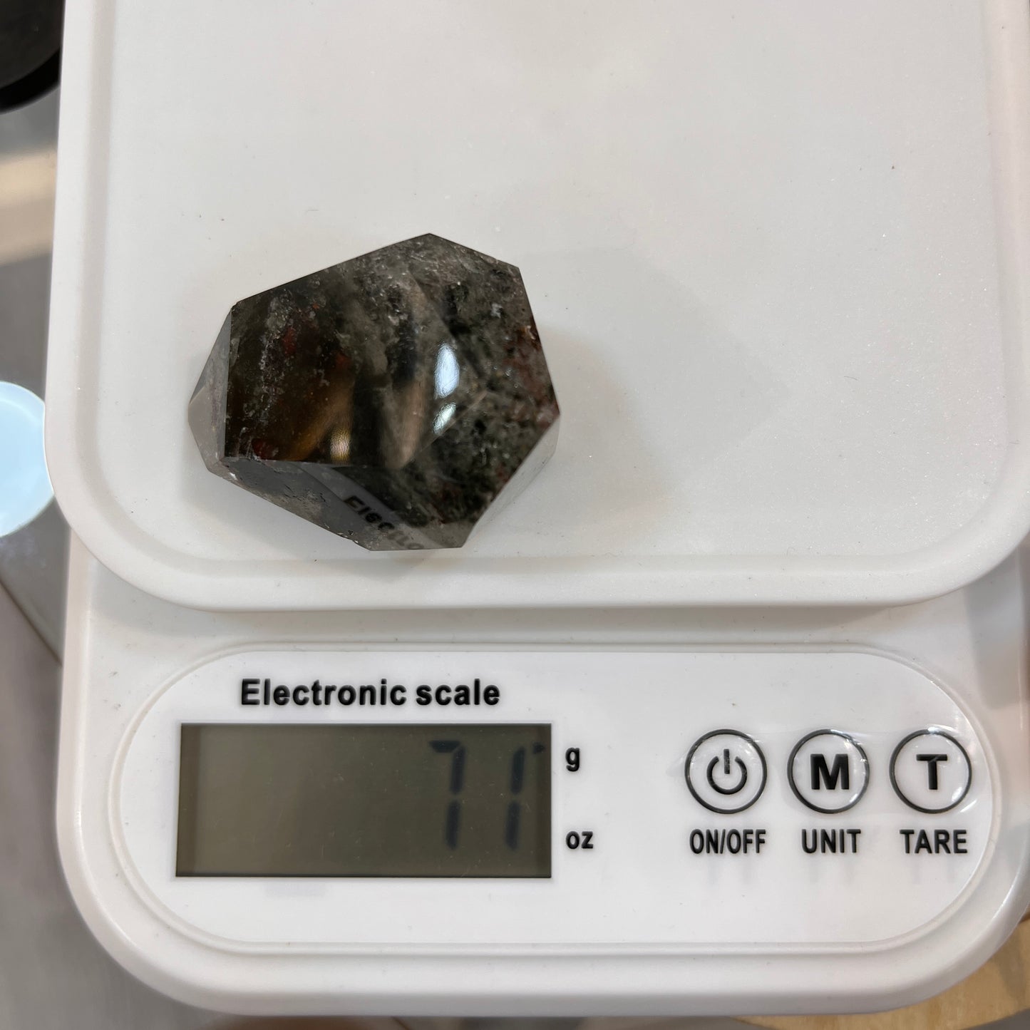 Red Green Garden Phantom Quartz Freeform - 70 Gram