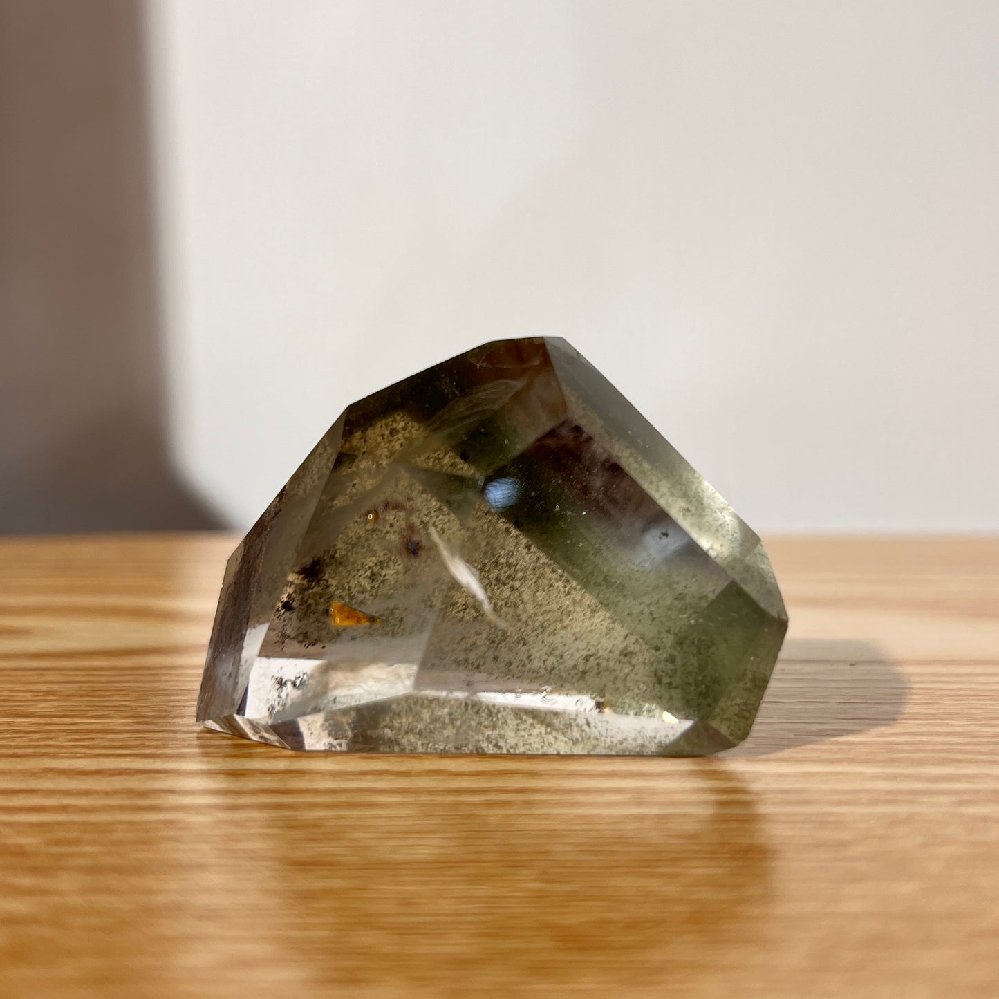 Garden Phantom Quartz With Golden Healer Quartz Freeform - 55 Gram