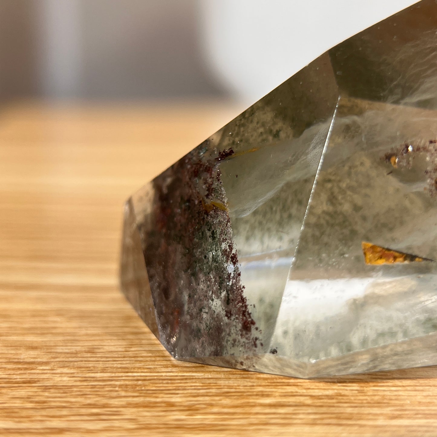 Garden Phantom Quartz With Golden Healer Quartz Freeform - 55 Gram