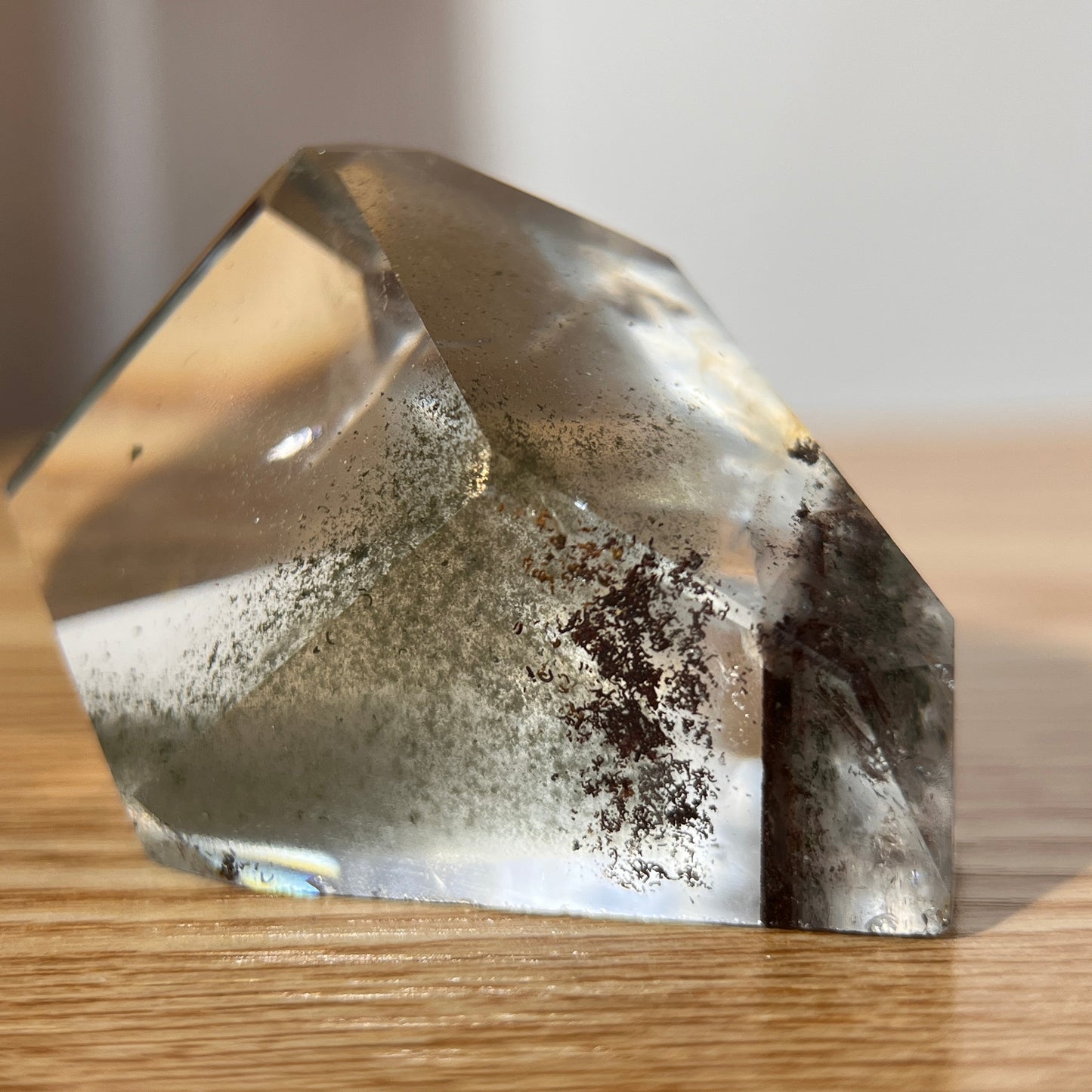 Garden Phantom Quartz With Golden Healer Quartz Freeform - 55 Gram