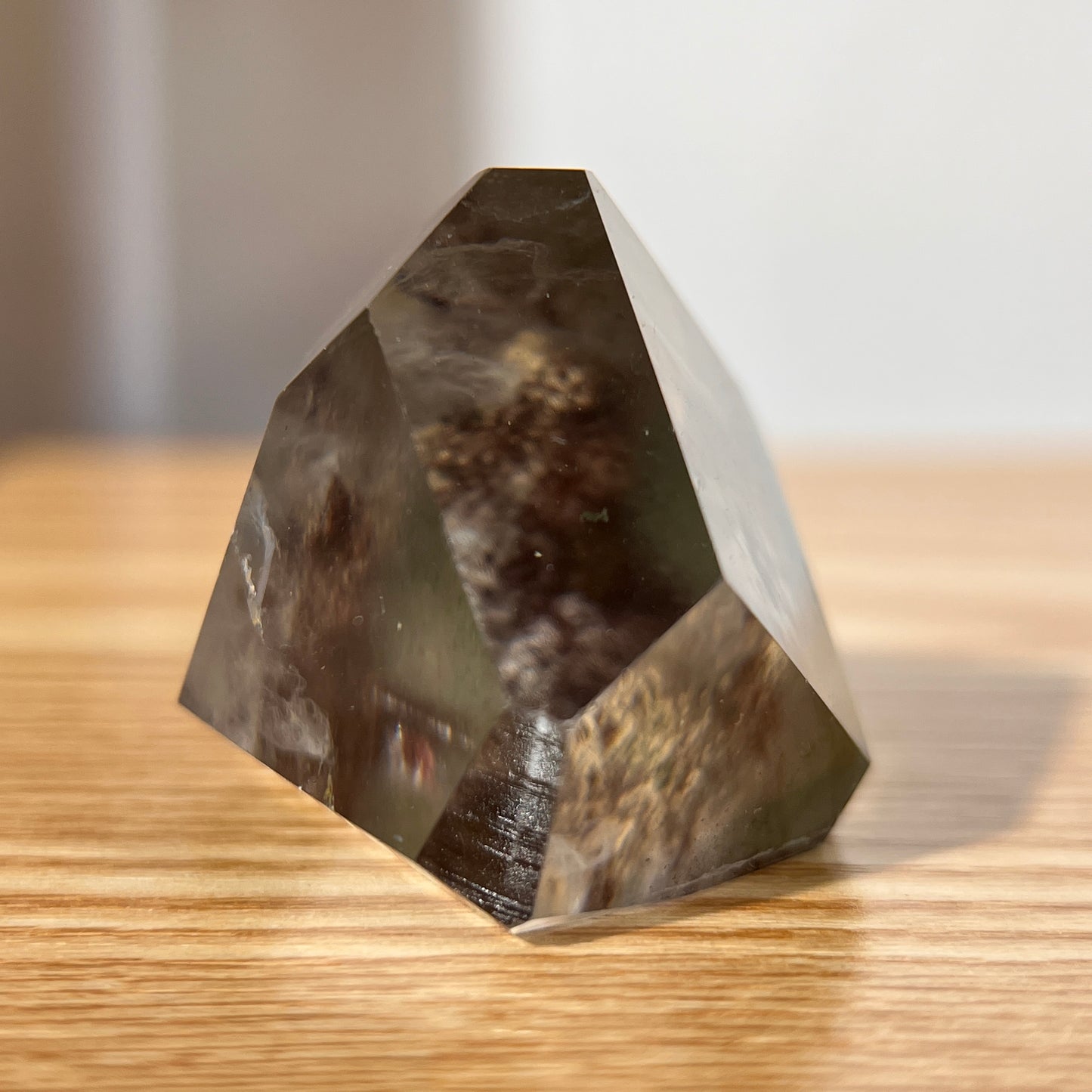 Garden Phantom Quartz With Golden Healer Quartz Freeform - 55 Gram