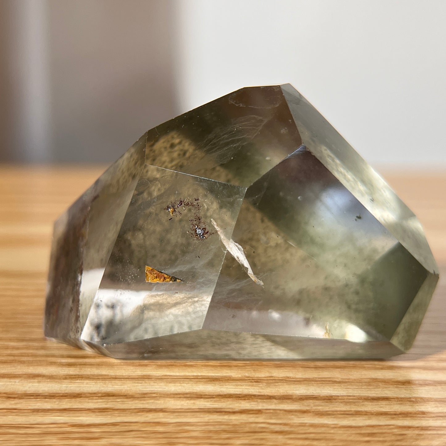 Garden Phantom Quartz With Golden Healer Quartz Freeform - 55 Gram