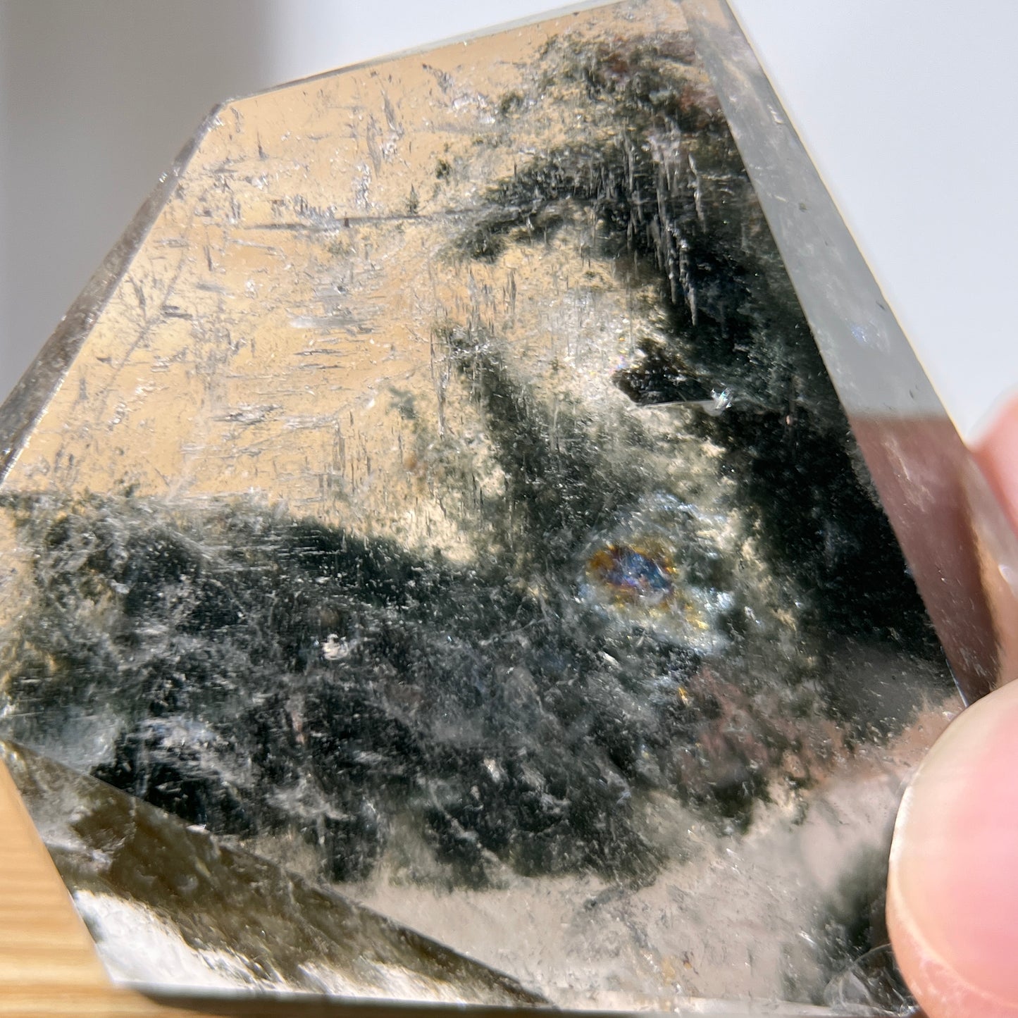 Rainbow Garden Phantom Quartz Freeform - 70 Gram