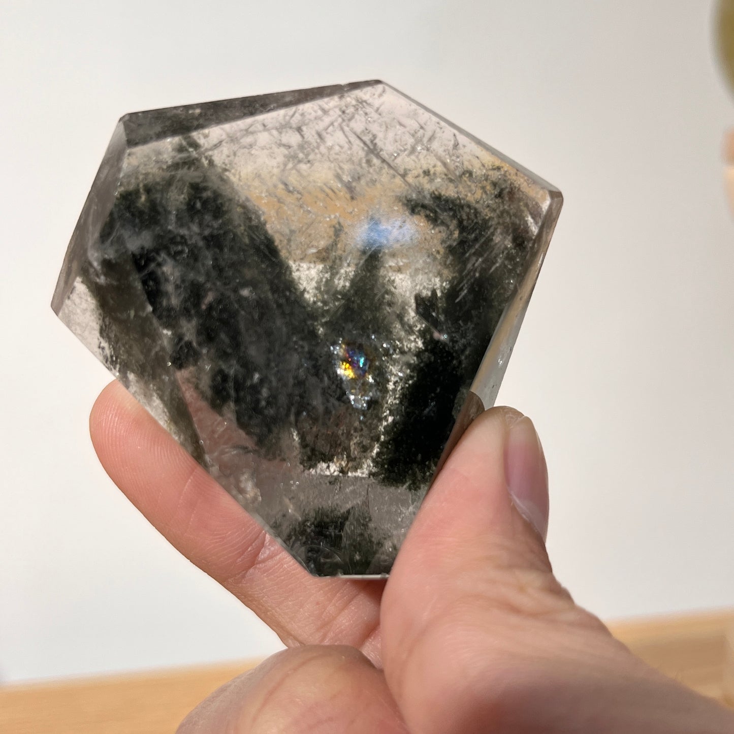 Rainbow Garden Phantom Quartz Freeform - 70 Gram