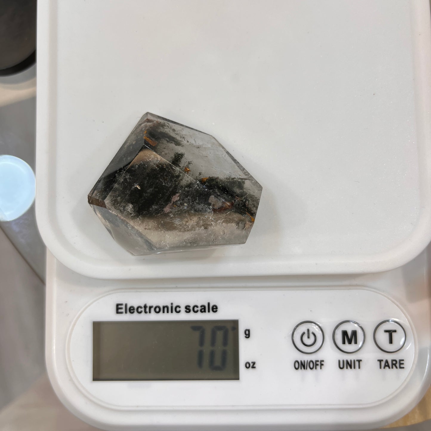 Rainbow Garden Phantom Quartz Freeform - 70 Gram