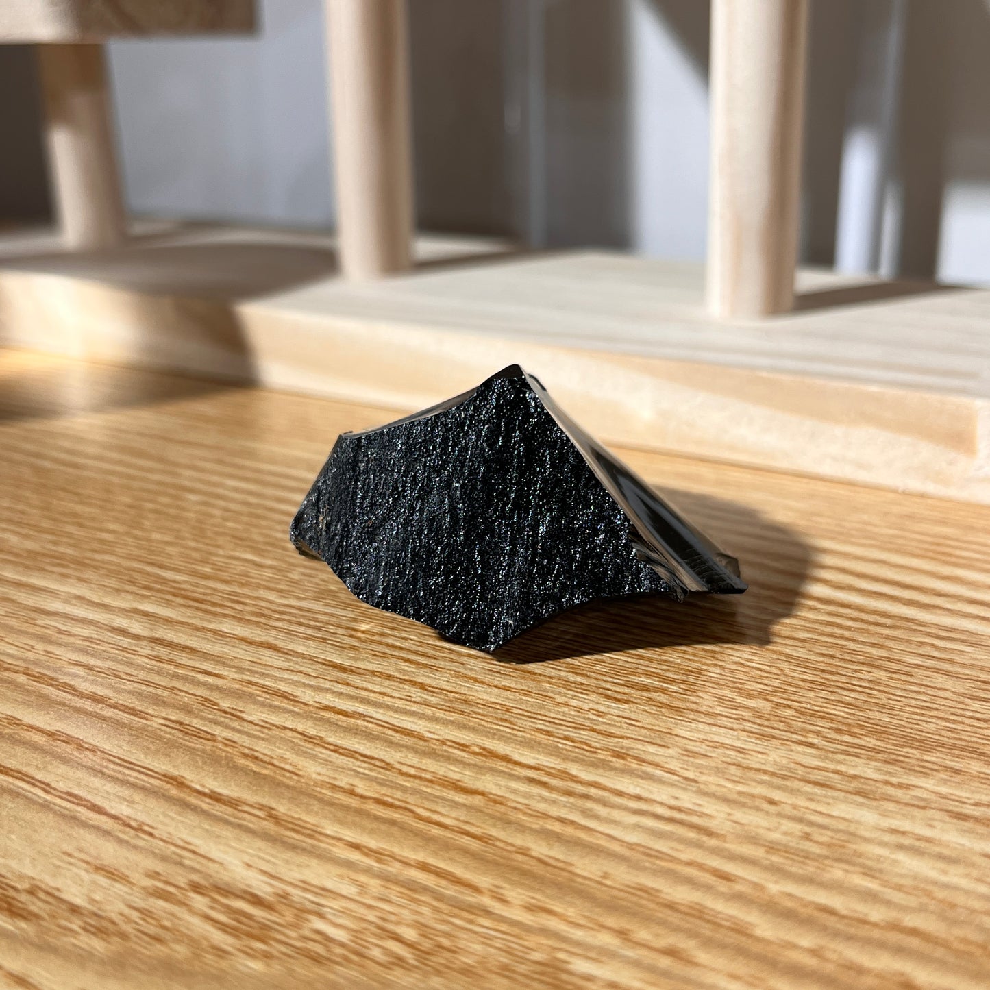 Rough Obsidian Stone - 67g - Shields Against Negative Influences