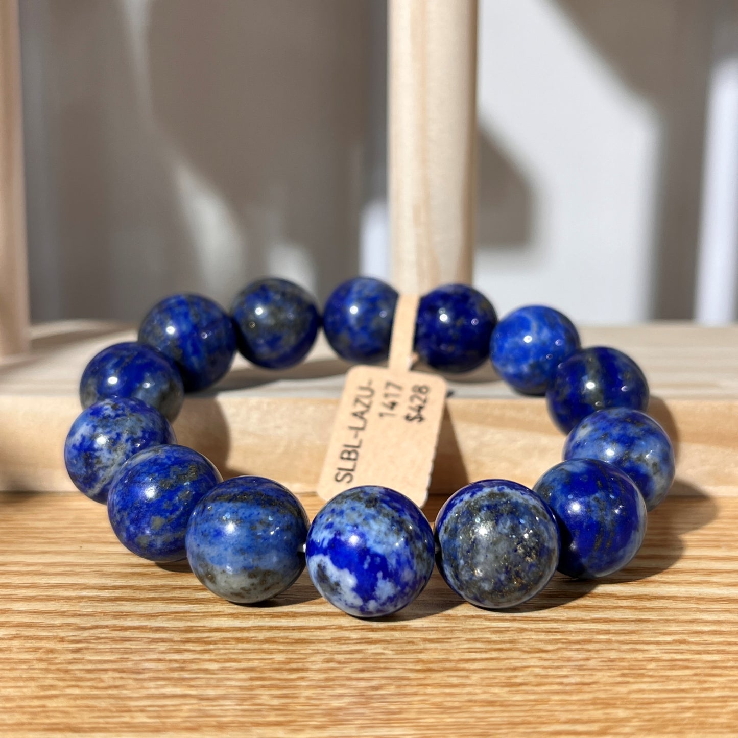 Lapis Lazuli Crystal Beaded Bracelet