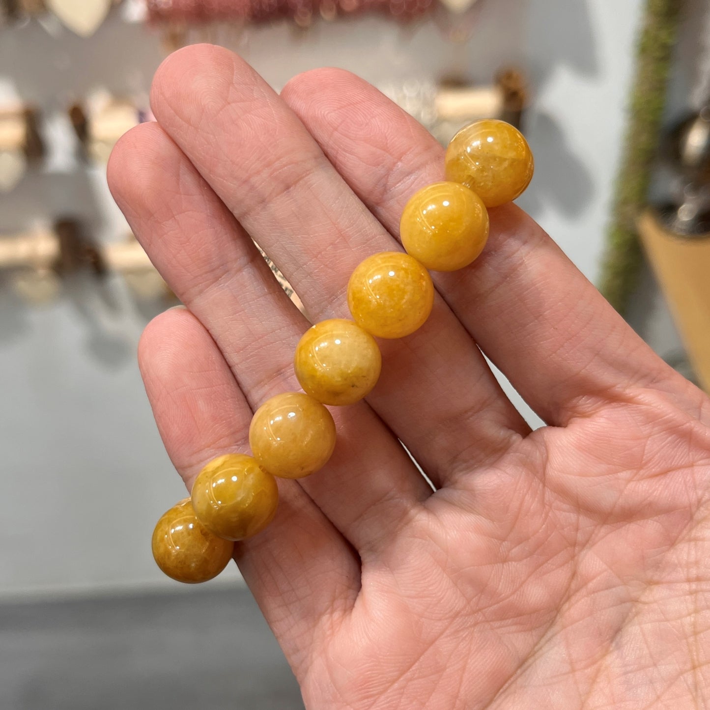Brazilian Topaz Crystal Beaded Bracelet