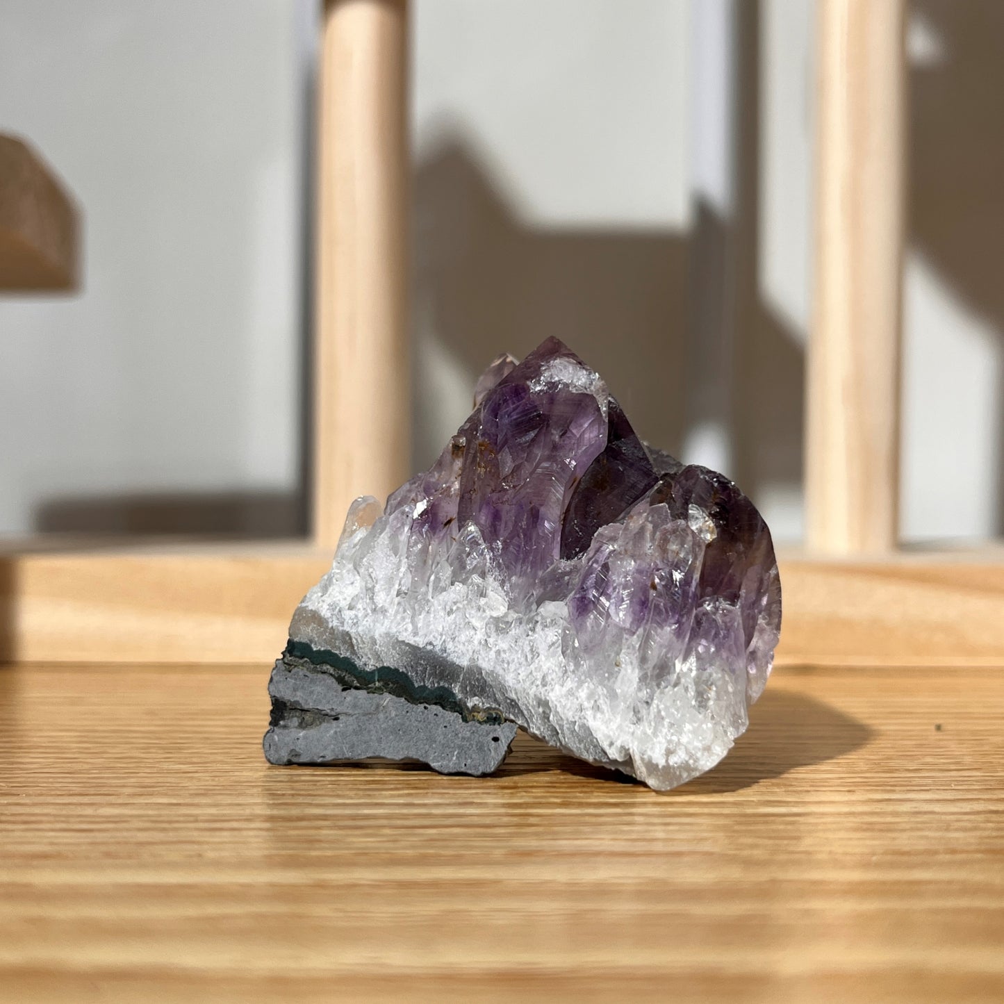 Titanium Amethyst Quartz Crystal Cluster - 49g