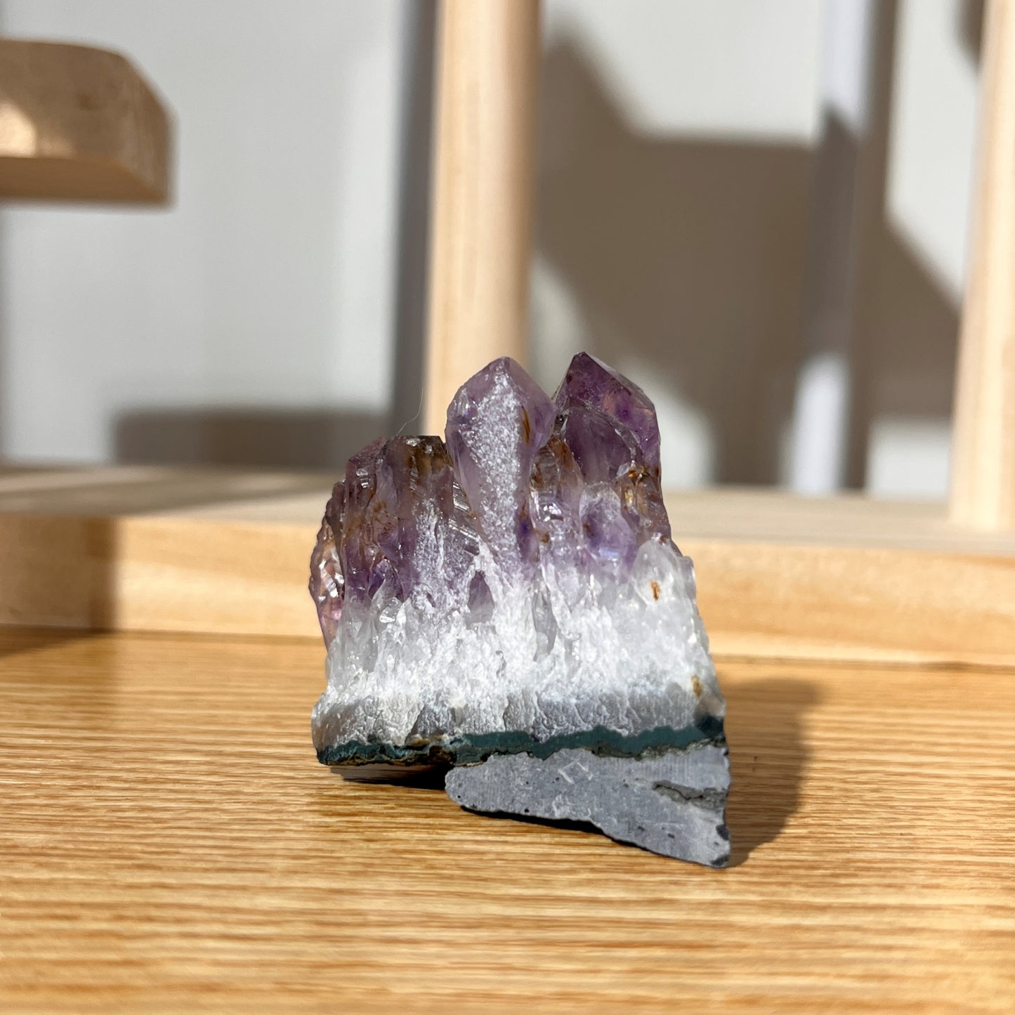 Titanium Amethyst Quartz Crystal Cluster - 49g