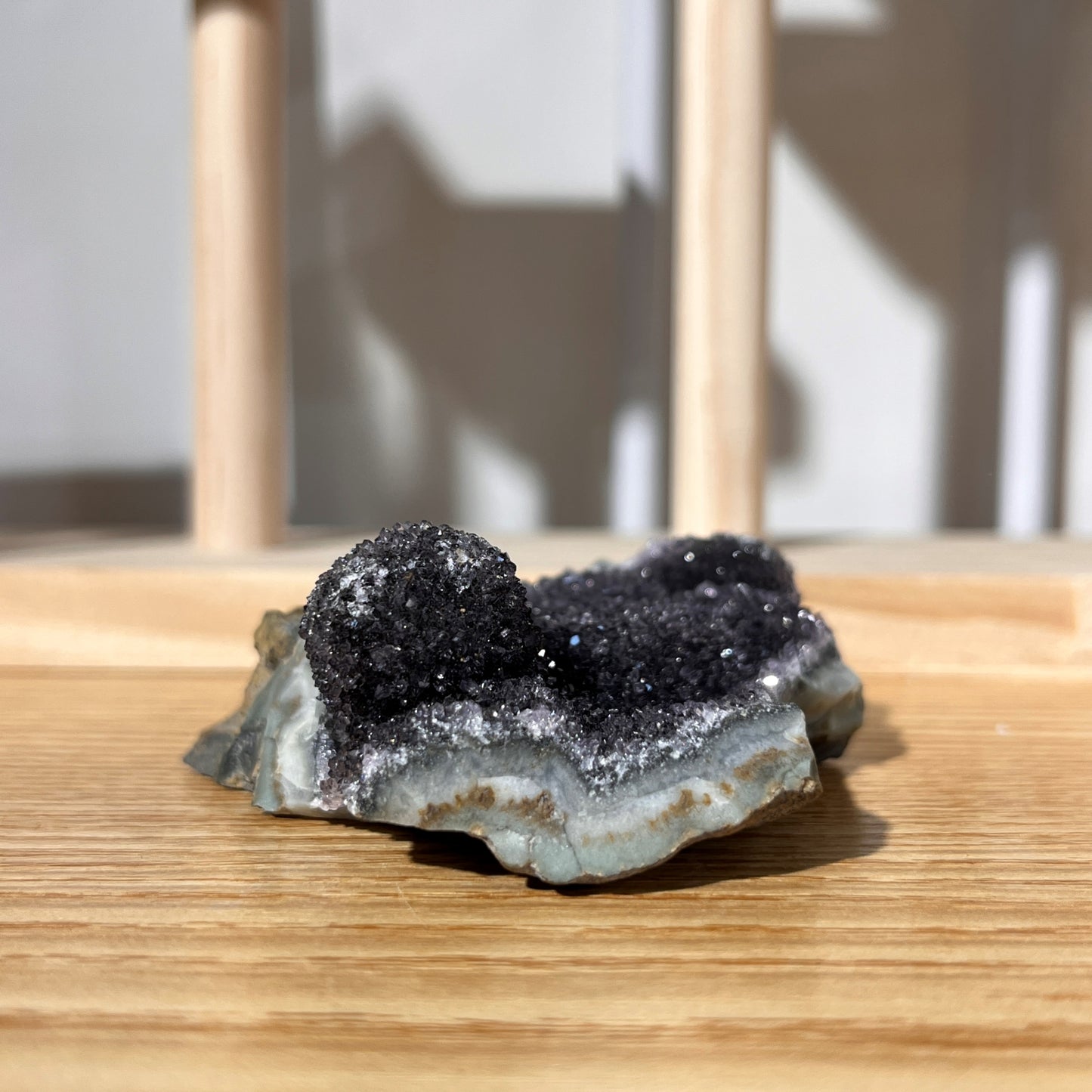 Black Amethyst Cluster 110g