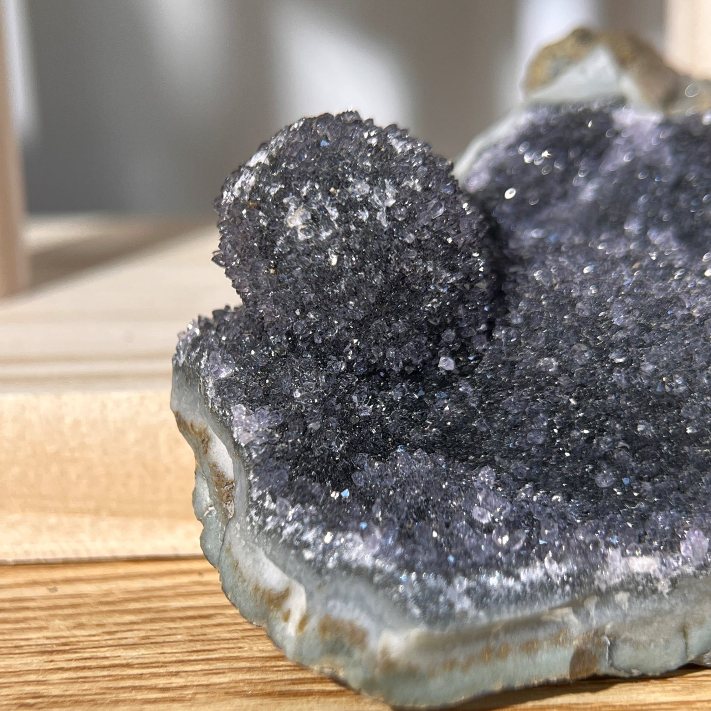 Black Amethyst Cluster 110g