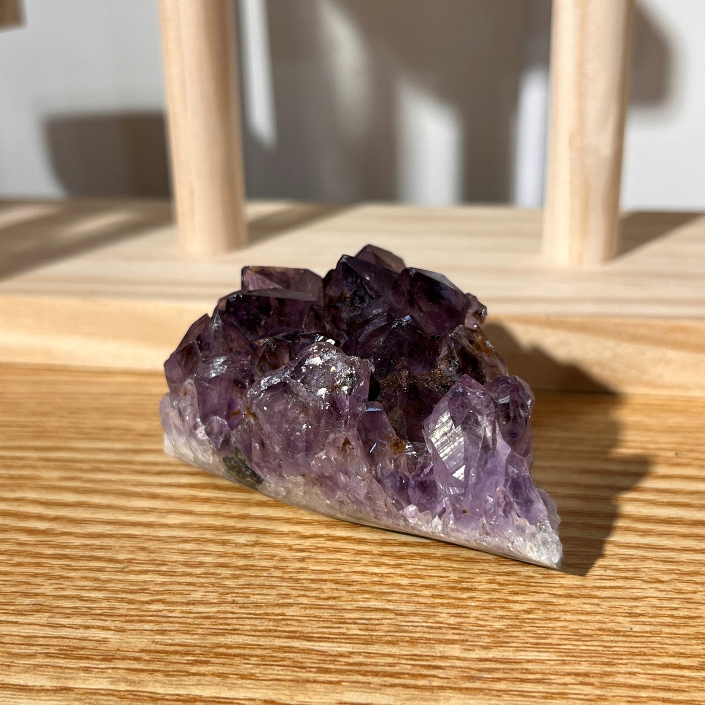 Titanium Amethyst Quartz Crystal Cluster - 111g