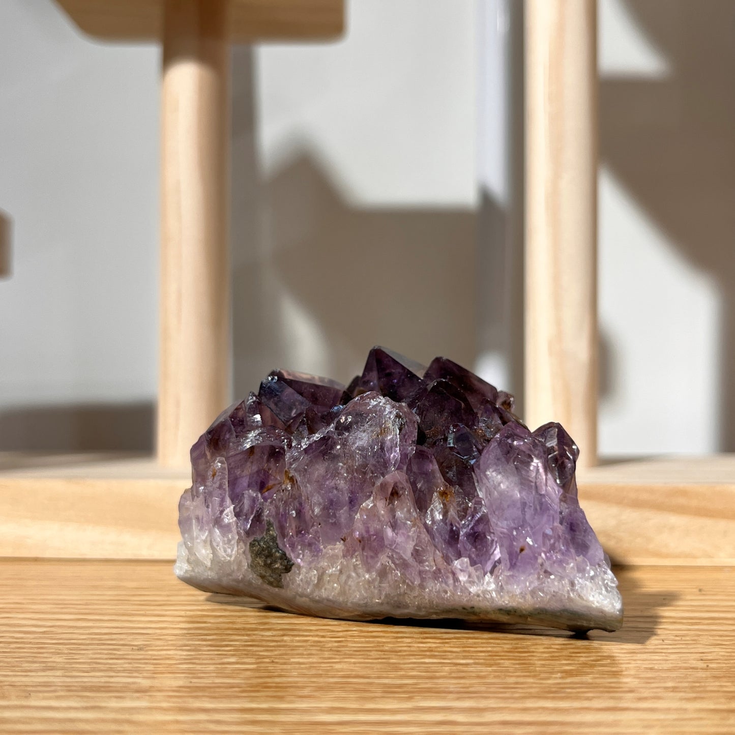 Titanium Amethyst Quartz Crystal Cluster - 111g