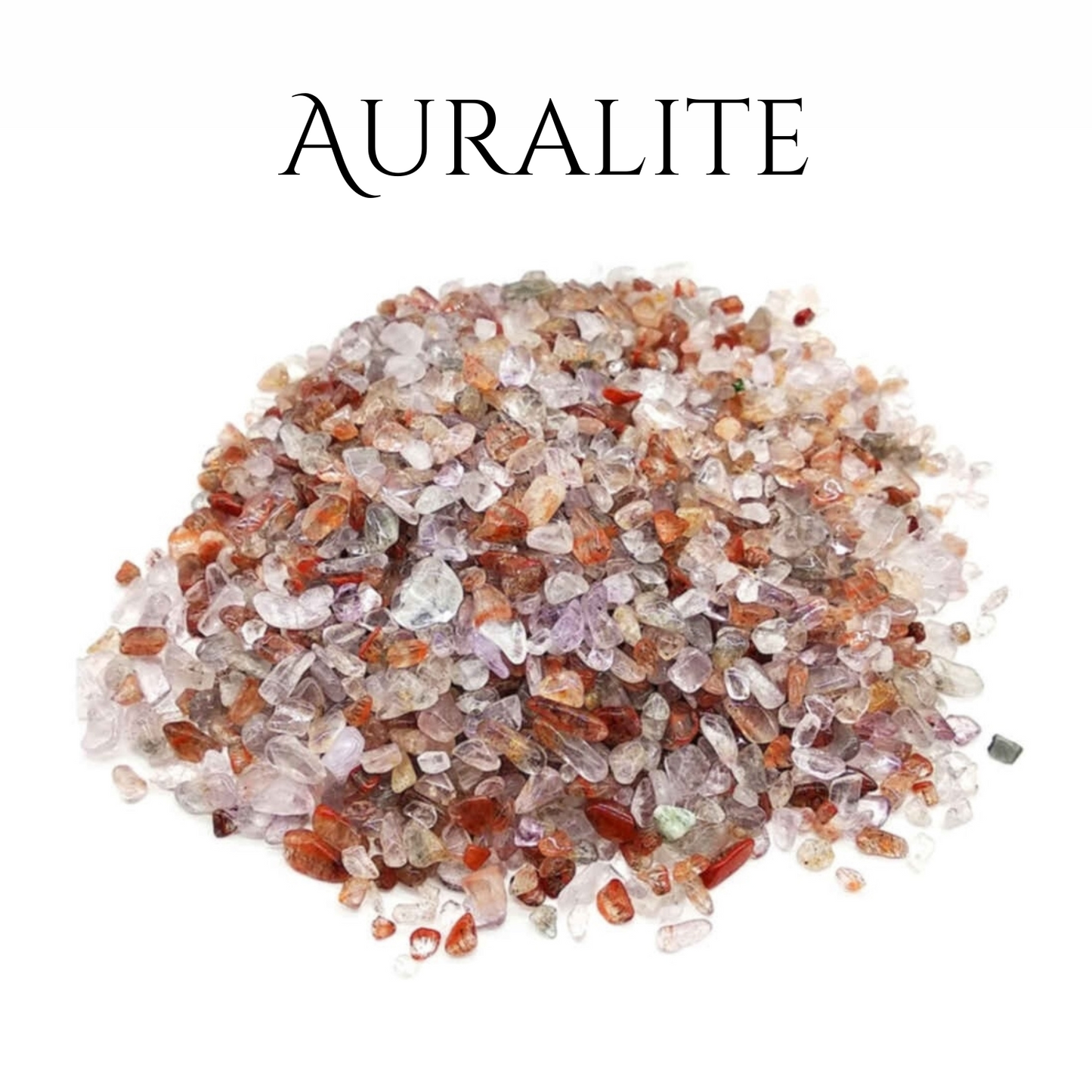 Natural Crystal Gravel 100g with Velvet Pouch - Polished Crystal to Carry With You Daily