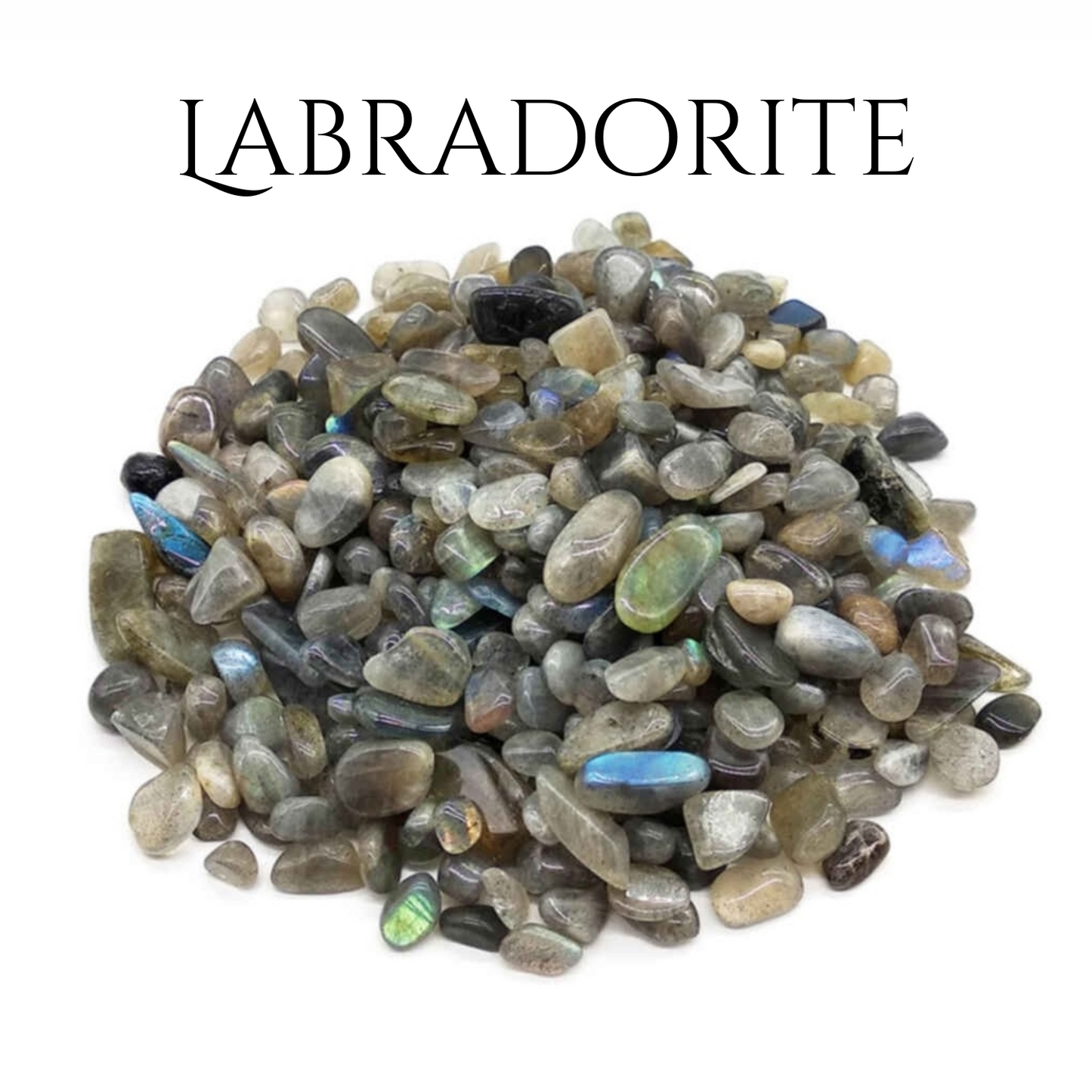 Natural Crystal Gravel 100g with Velvet Pouch - Polished Crystal to Carry With You Daily