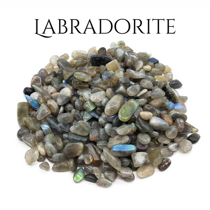 Natural Crystal Gravel 100g with Velvet Pouch - Polished Crystal to Carry With You Daily