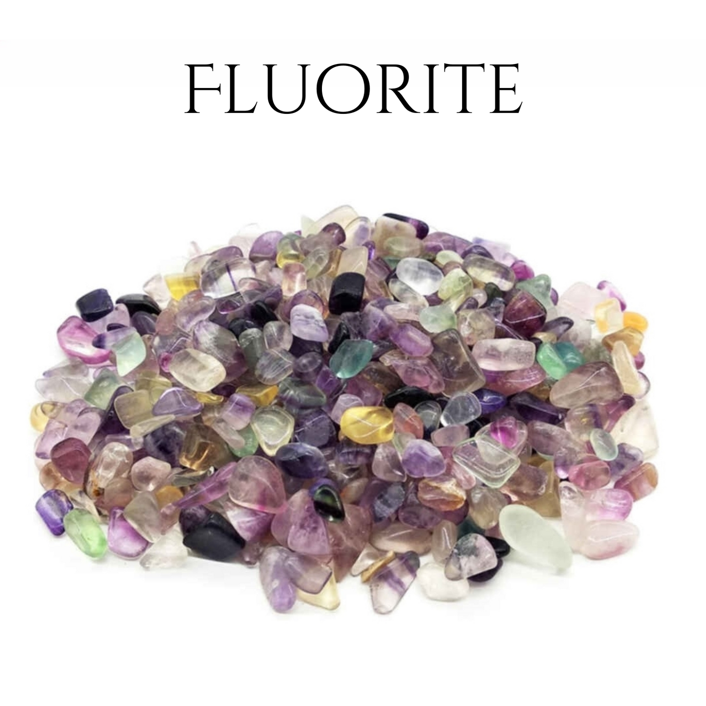 Natural Crystal Gravel 100g with Velvet Pouch - Polished Crystal to Carry With You Daily