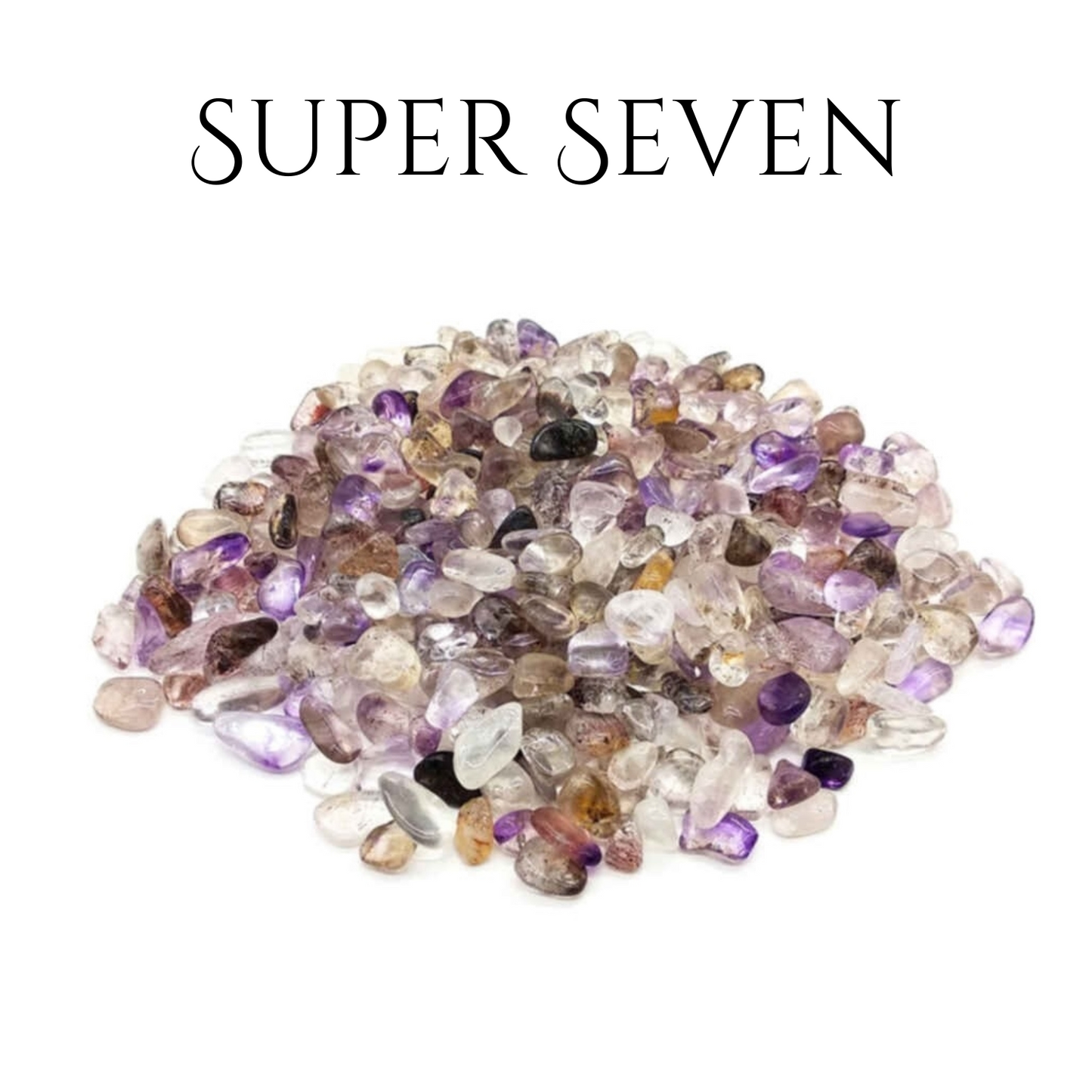 Natural Crystal Gravel 100g with Velvet Pouch - Polished Crystal to Carry With You Daily