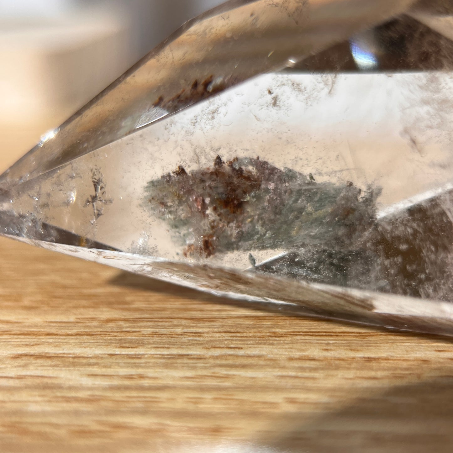 Red Green Phantom Quartz Freeform - 90 Gram