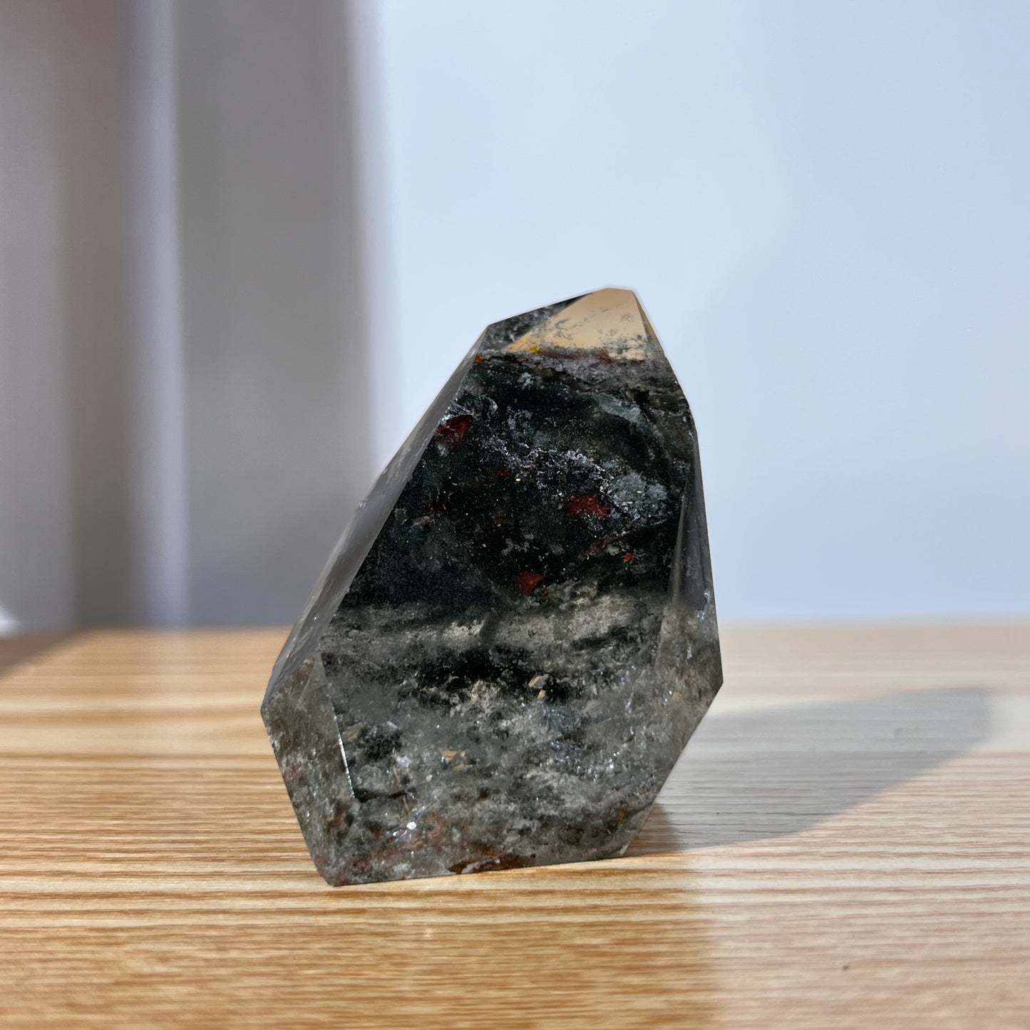 Red Green Garden Phantom Quartz Freeform - 70 Gram
