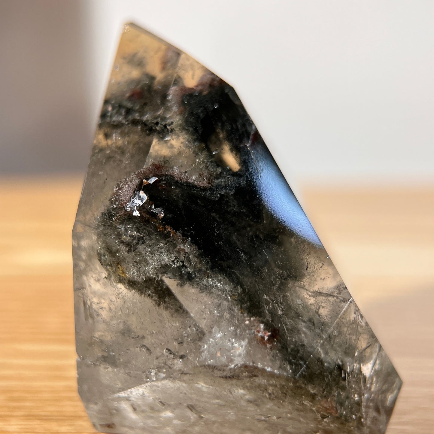 Red Green Garden Phantom Quartz Freeform - 70 Gram