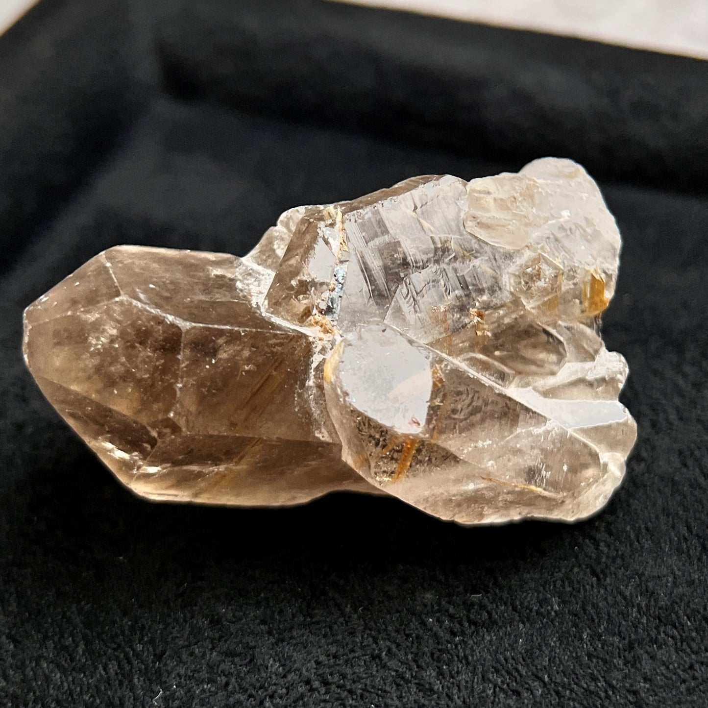 Golden Rutilated Quartz From Brazil - Gold Needle Quartz -  Golden Hair Quartz