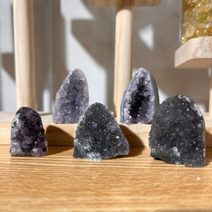 Brazilian Grey Amethyst Crystal Cluster - AA Grade - 17-39g - Collection 7