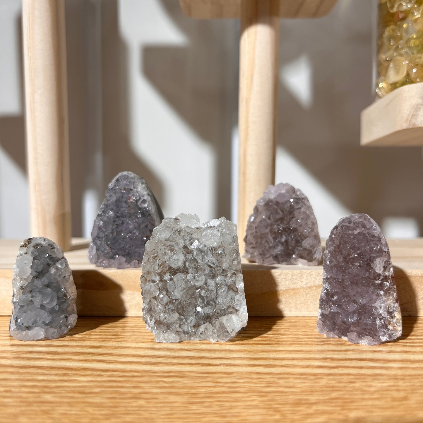 Brazilian Grey Amethyst Crystal Cluster - AA Grade - 17-39g - Collection 6