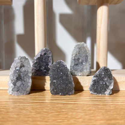 Brazilian Grey Amethyst Crystal Cluster - AA Grade - 17-39g - Collection 5