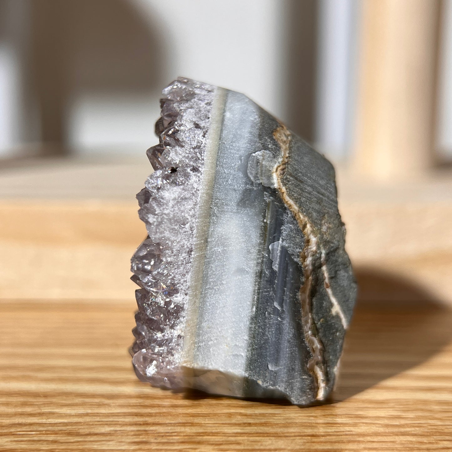 Brazilian Grey Amethyst Crystal Cluster - AA Grade - 17-39g - Collection 3