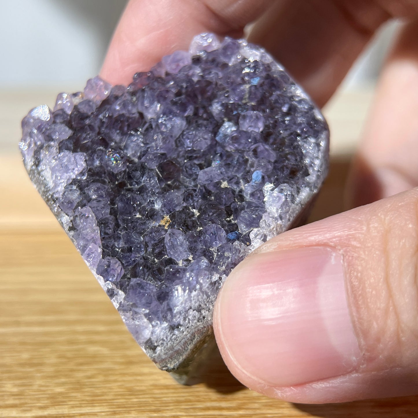 Brazilian Grey Amethyst Crystal Cluster - AA Grade - 61-80g - Collection 4