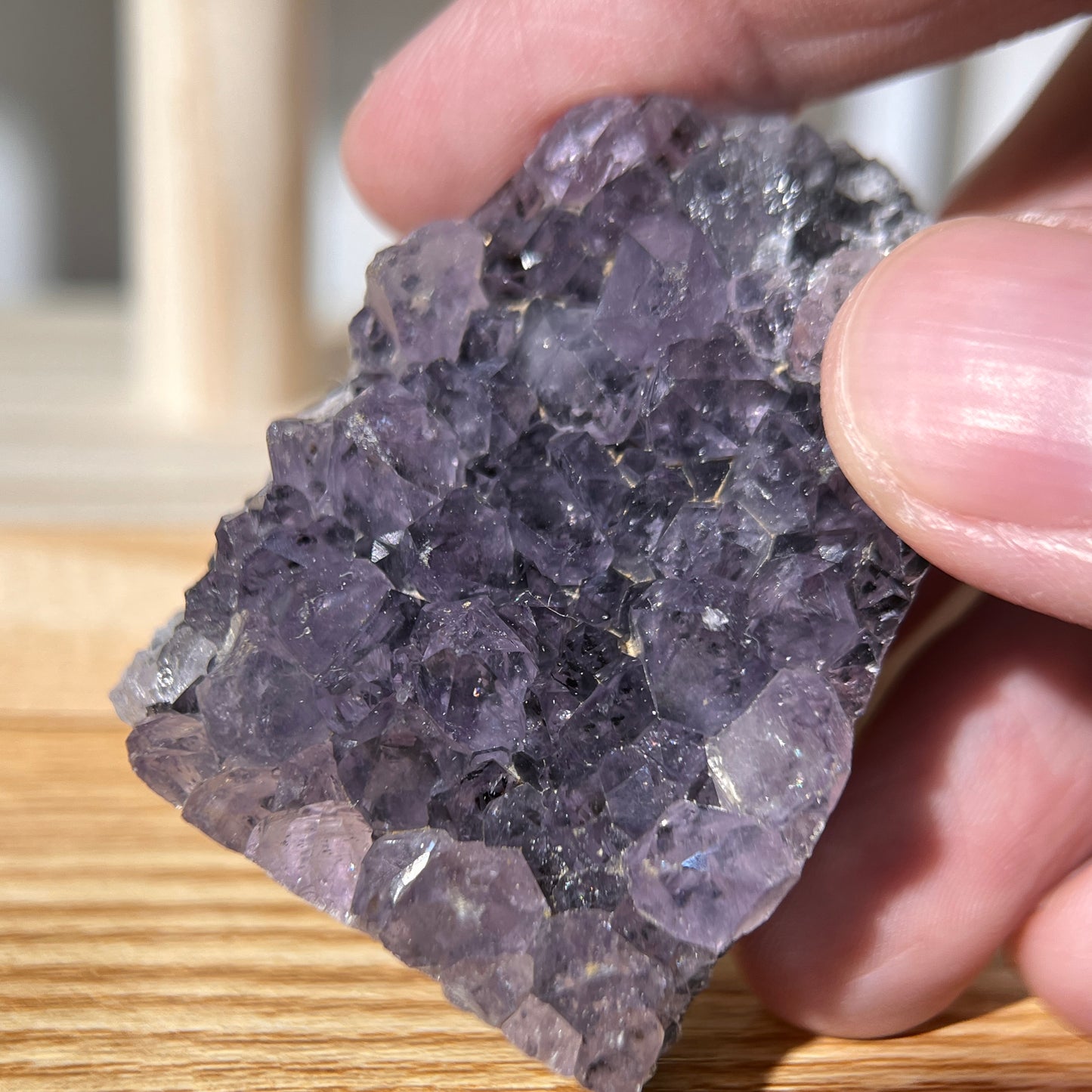 Brazilian Grey Amethyst Crystal Cluster - AA Grade - 61-80g - Collection 3