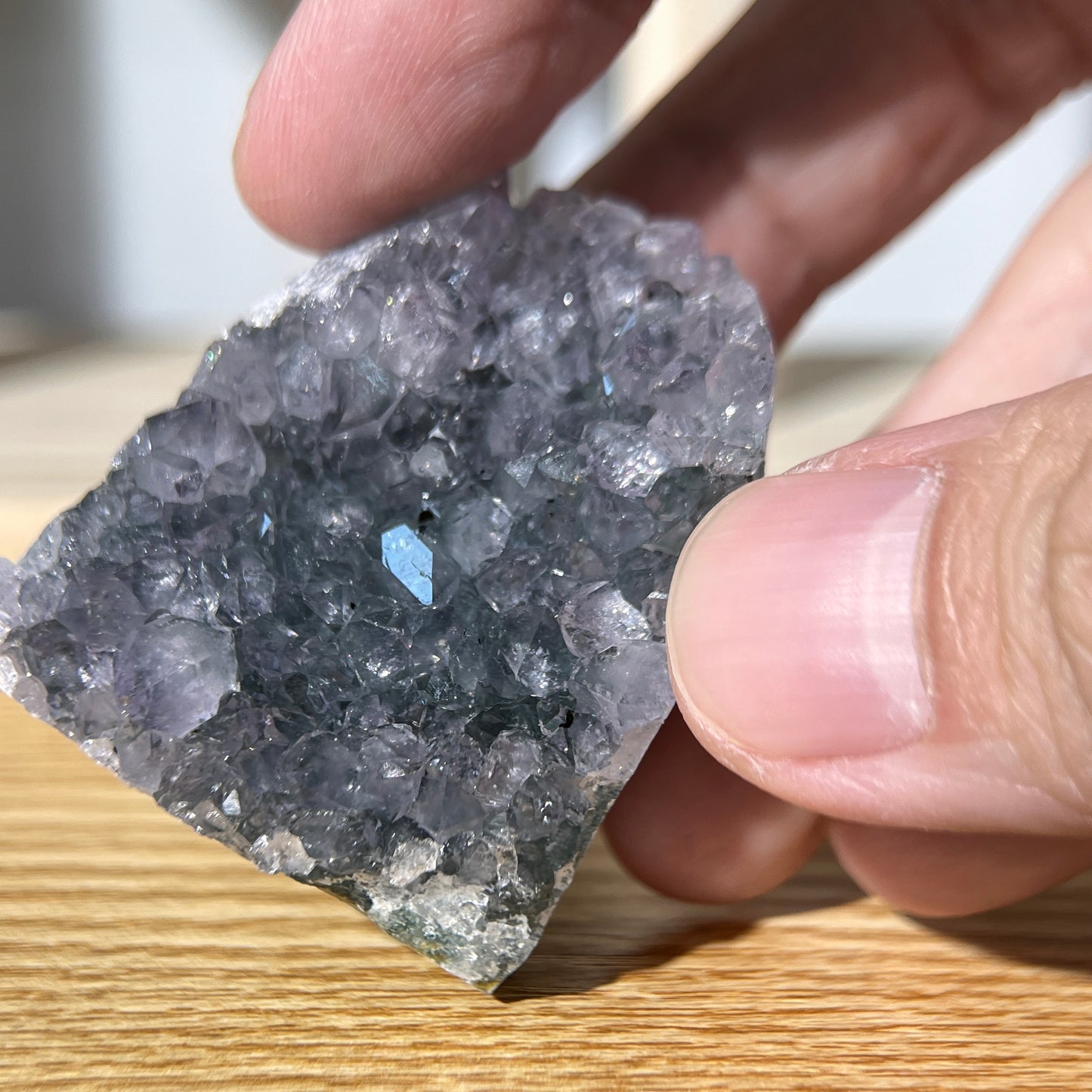 Brazilian Grey Amethyst Crystal Cluster - AA Grade - 61-80g - Collection 3