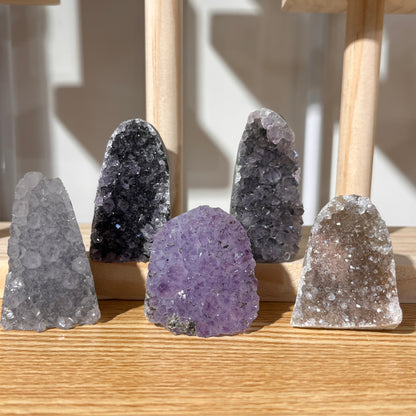 Brazilian Grey Amethyst Crystal Cluster - AA Grade - 61-80g - Collection 2