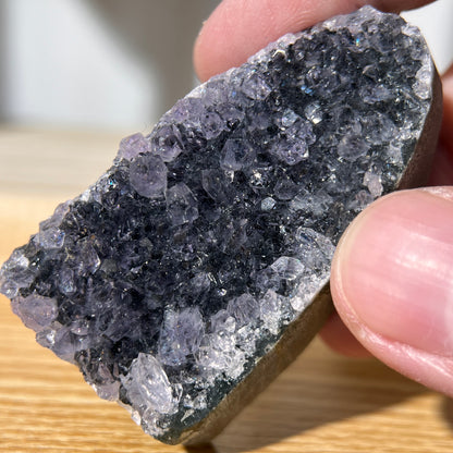 Brazilian Grey Amethyst Crystal Cluster - AA Grade - 61-80g - Collection 2