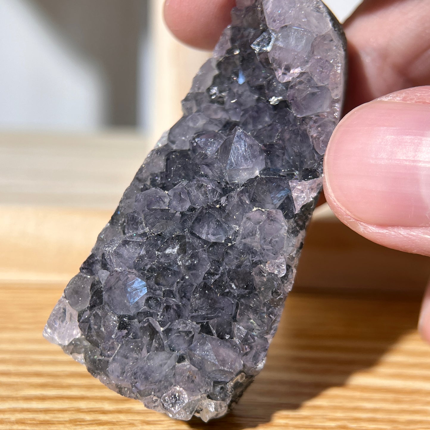 Brazilian Grey Amethyst Crystal Cluster - AA Grade - 61-80g - Collection 2