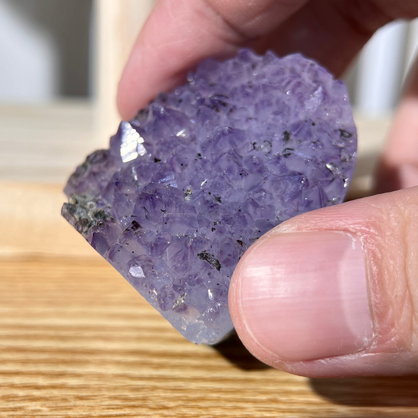 Brazilian Grey Amethyst Crystal Cluster - AA Grade - 61-80g - Collection 2