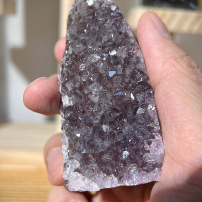 Brazilian Grey Amethyst Crystal Cluster - AA Grade - 85g -110g