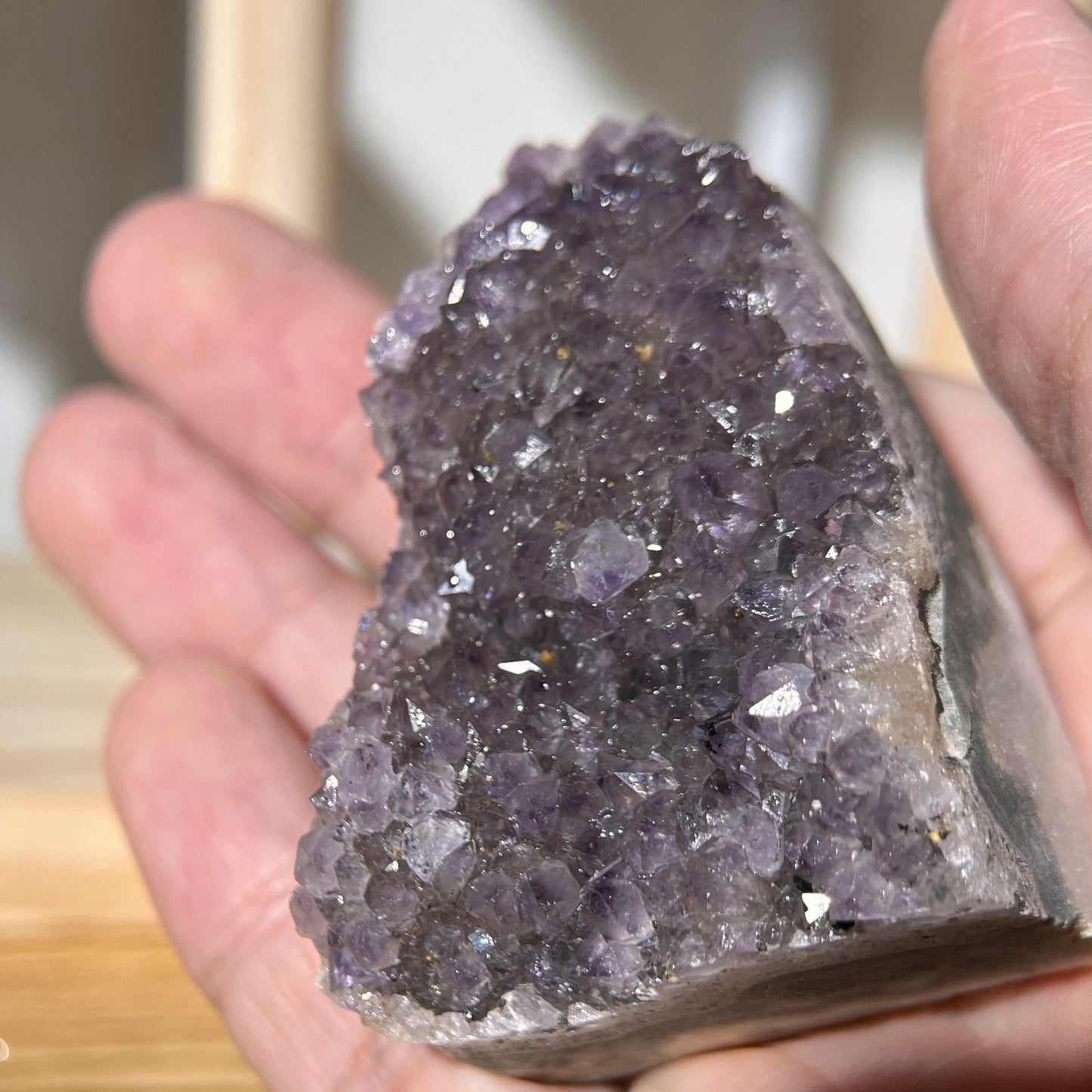 Brazilian Grey Amethyst Crystal Cluster - AA Grade - 85g -110g