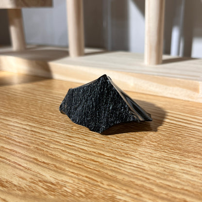 Rough Obsidian Stone - 67g - Shields Against Negative Influences
