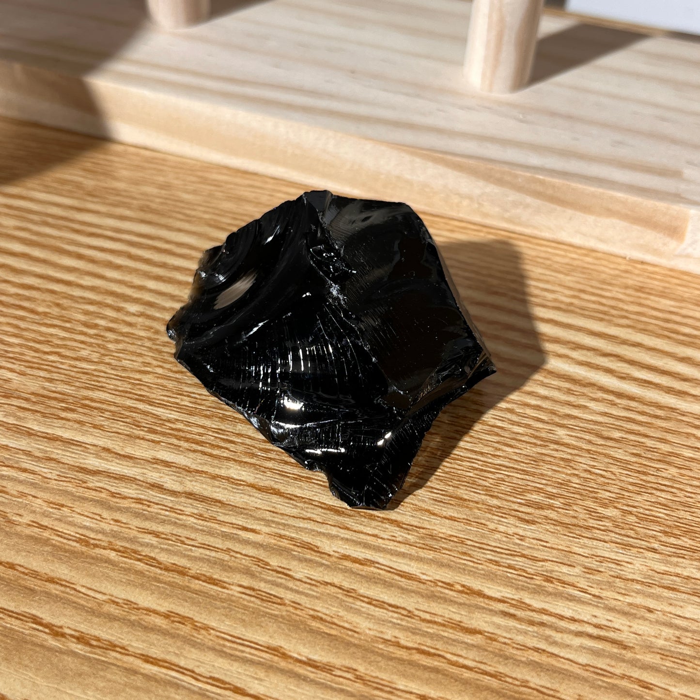 Rough Obsidian Stone - 67g - Shields Against Negative Influences