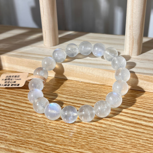 USA Moonstone Crystal Beaded Bracelet