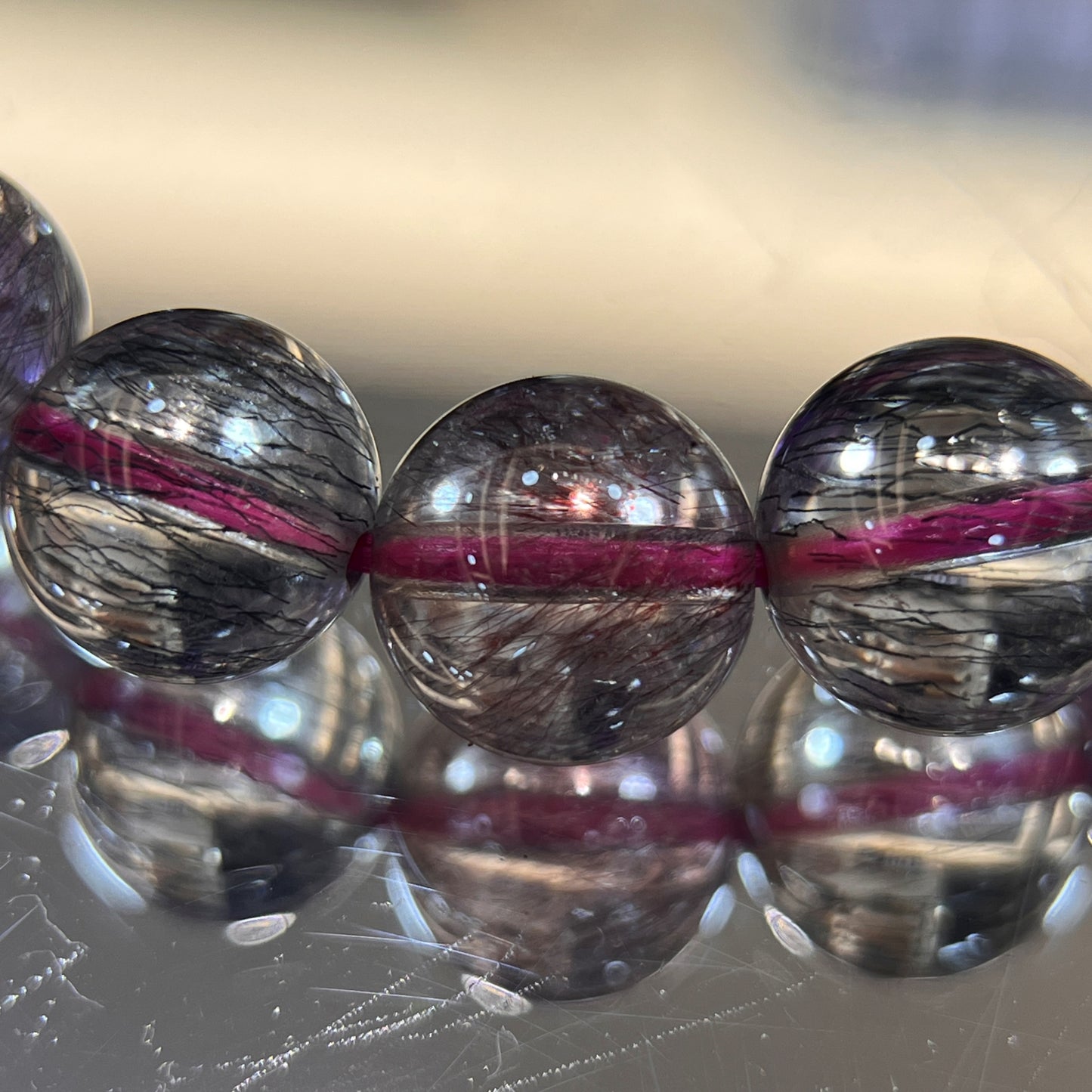Brazilian Super Seven Crystal Beaded Bracelet