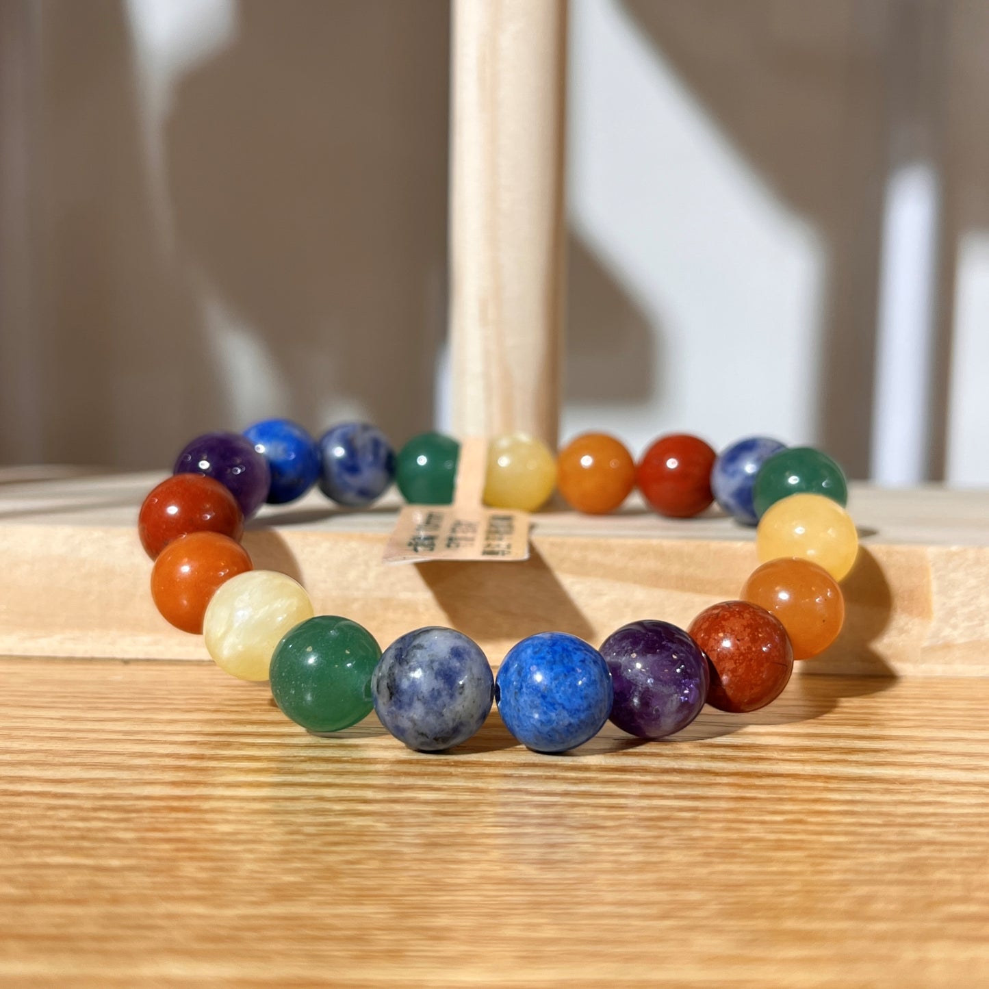 Indian Seven Chakras Crystal Beaded Bracelet
