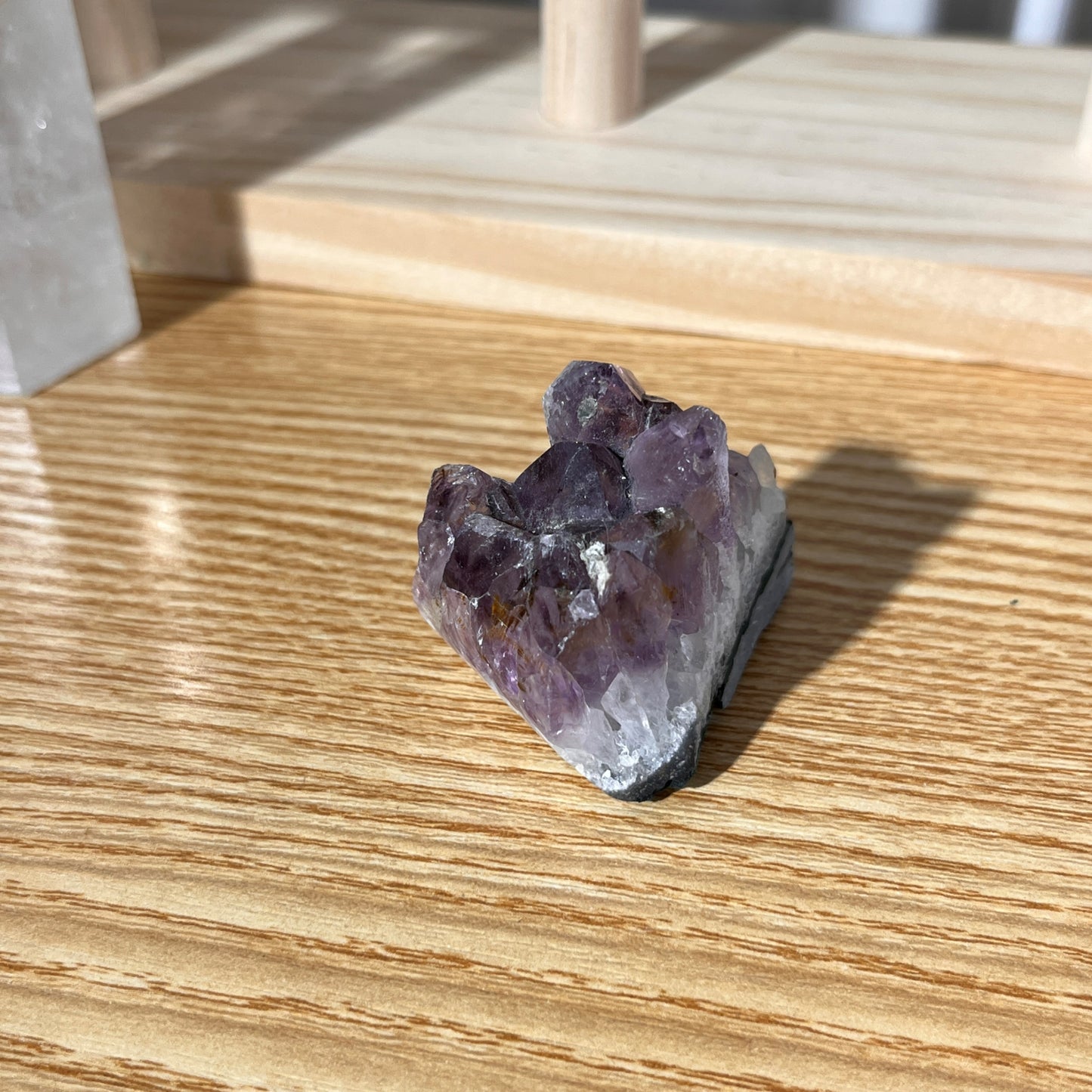Titanium Amethyst Quartz Crystal Cluster - 49g