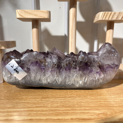 Titanium Amethyst Quartz Crystal Cluster - 1077g