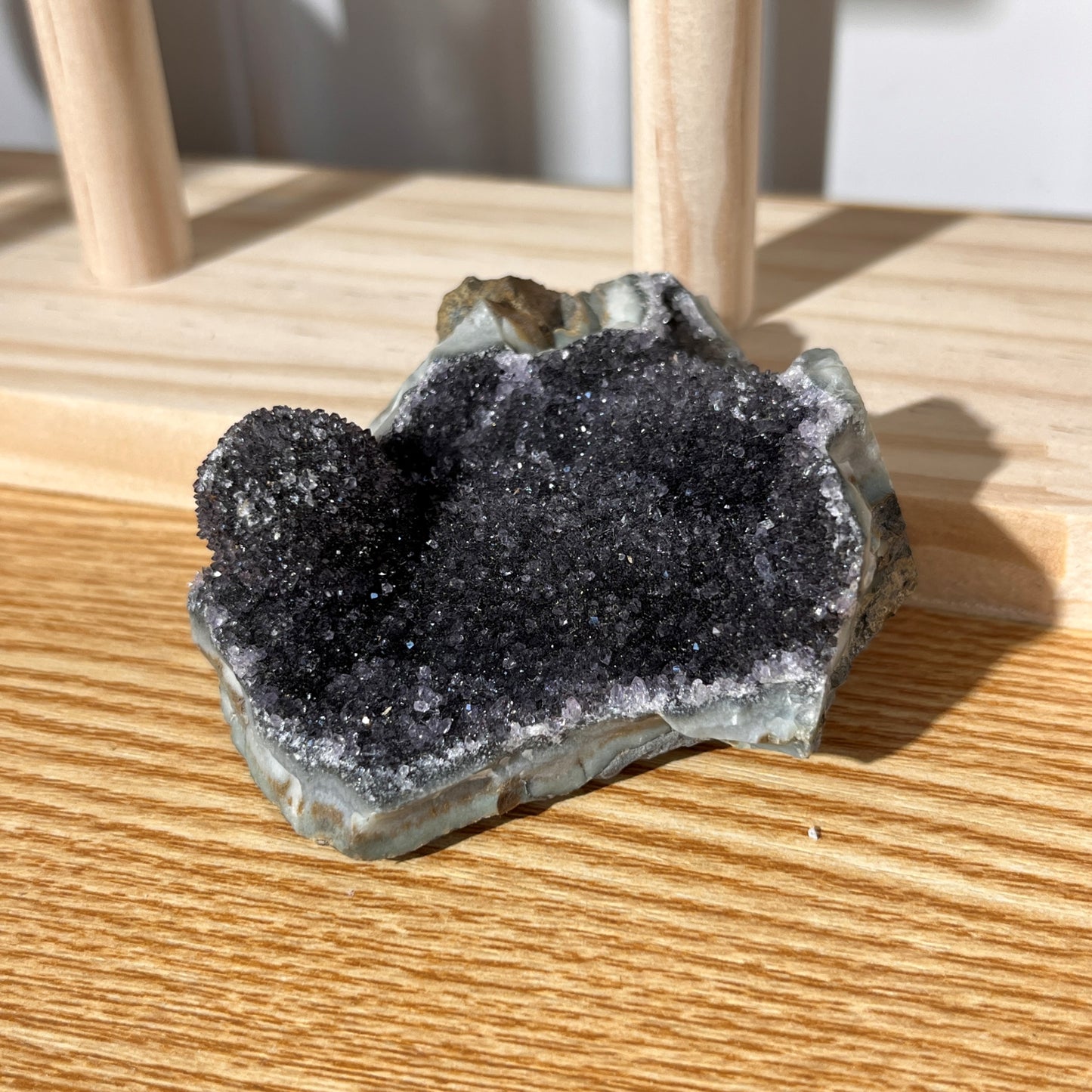 Black Amethyst Cluster 110g